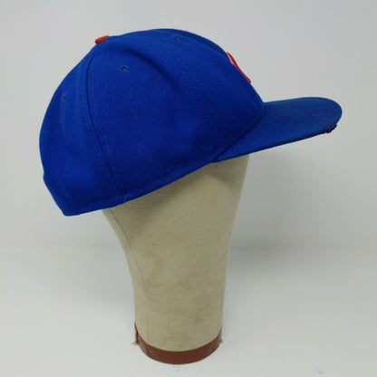 MLB Chicago Cubs New Era 59Fifty MLB Fitted Baseball Cap Size 7 7/8 Embroidered