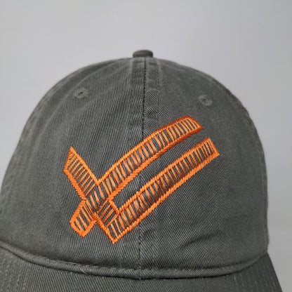 William Rast Racing Men's Slideback Hat Gray Adjustable Embroidered Logo