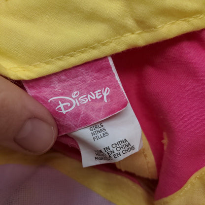 Disney Girl's Snapback Hat Pink Yellow Graphic Minnie Mouse Logo Cotton