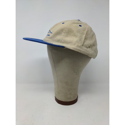 Nissin PPG Auto Glass Cap Slideback Hat Tan & Blue Adjustable