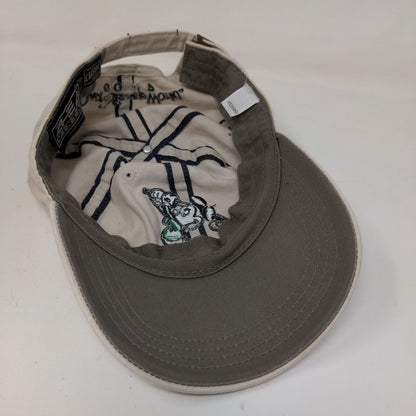 Walt Disney World Golf Men's Slideback Hat Tan Embroidered Mickey Mouse Logo