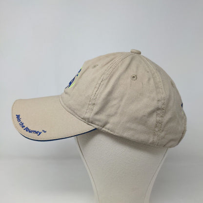 Appalachian Trail Men's Slideback Hat Tan Size OSFM Embroidered Logo Cotton