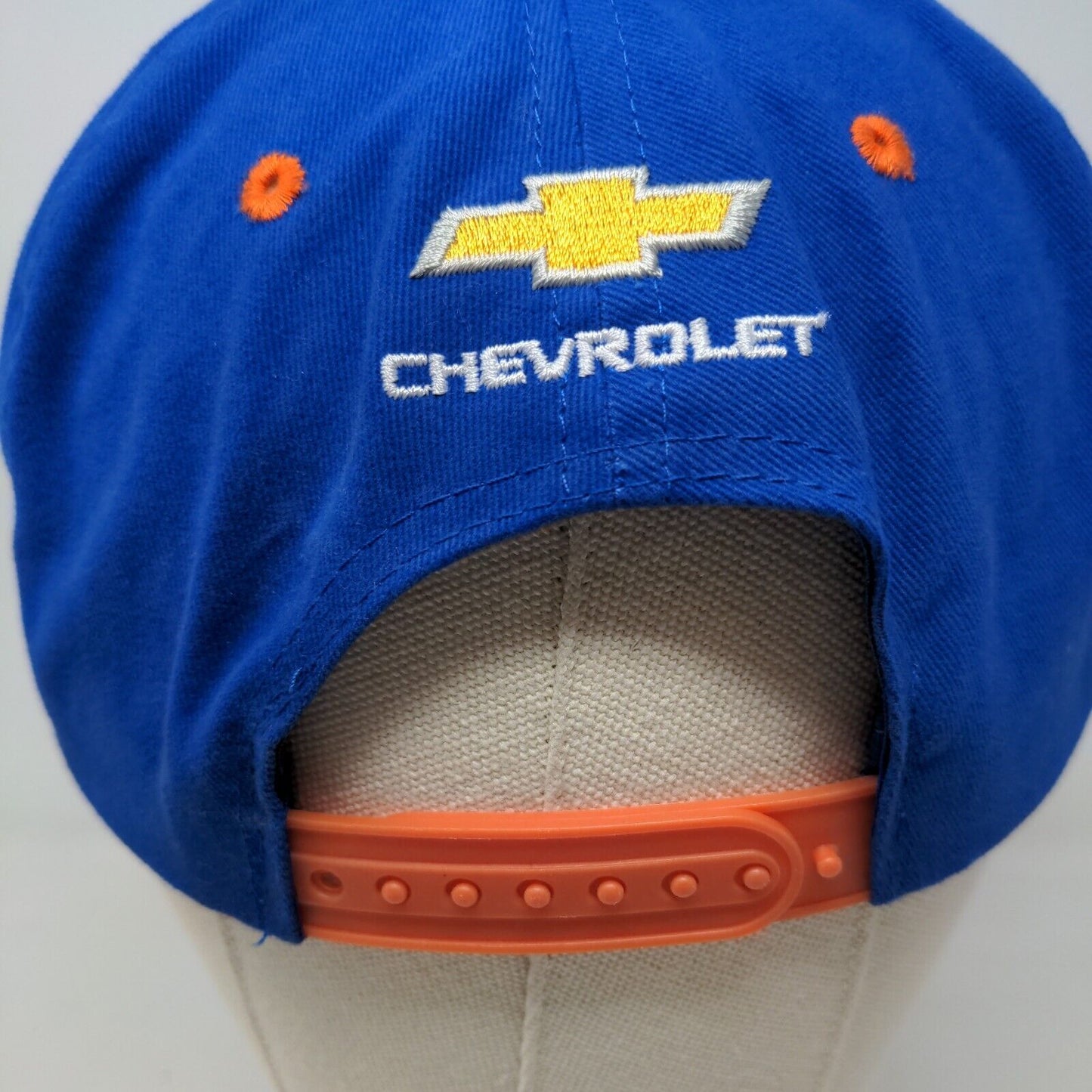 New York Mets Men's Snapback Hat Blue Adjustable Embroidered Chevrolet Logo