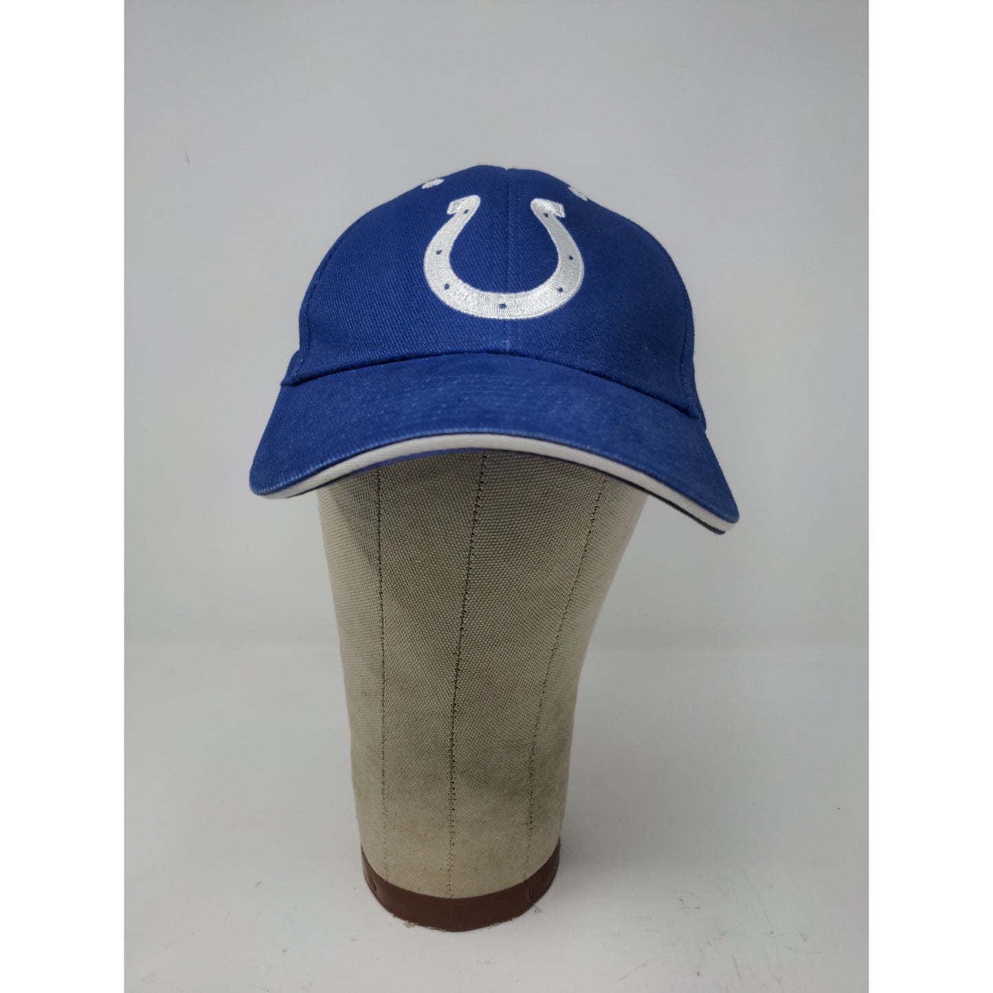 NFL Indianapolis Colts Strapback Hat OSFA Blue Embroidered Horseshoe Logo