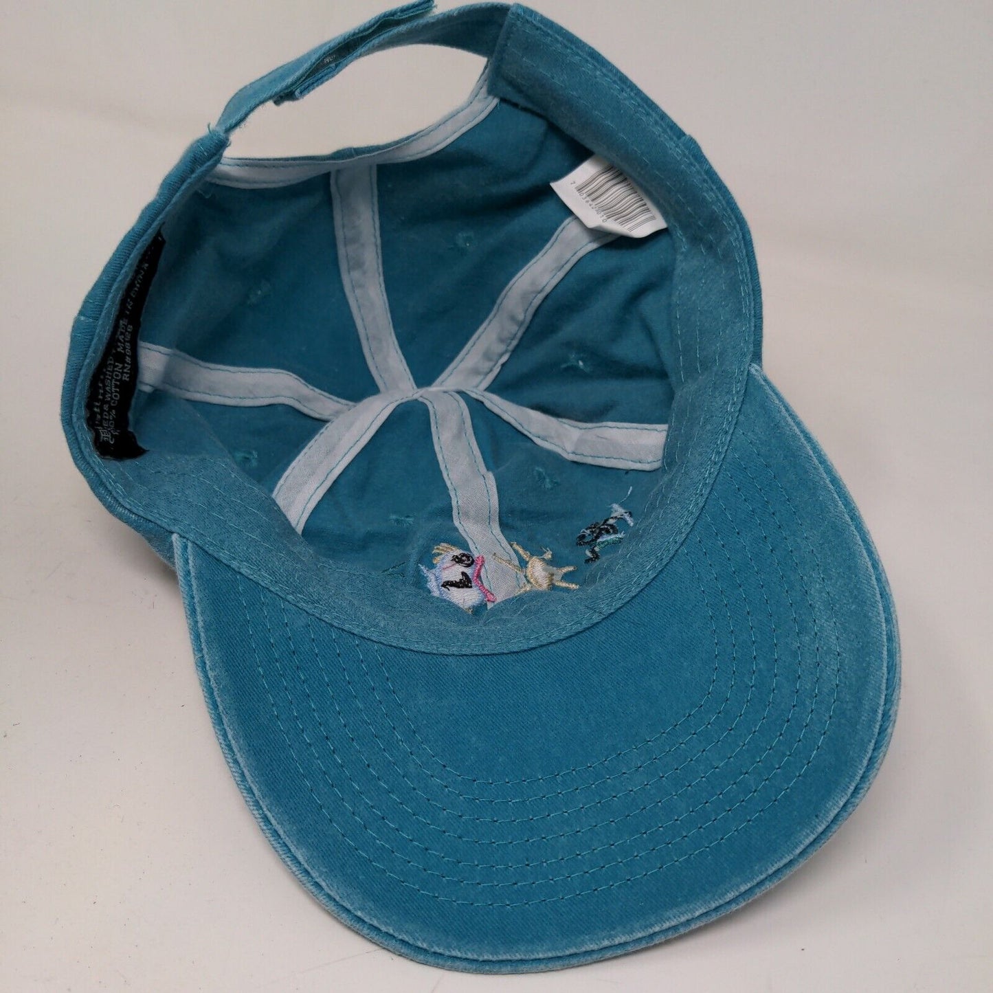 Sanibel Island Men's Strapback Hat Blue Adjustable Embroidered Logo Cotton