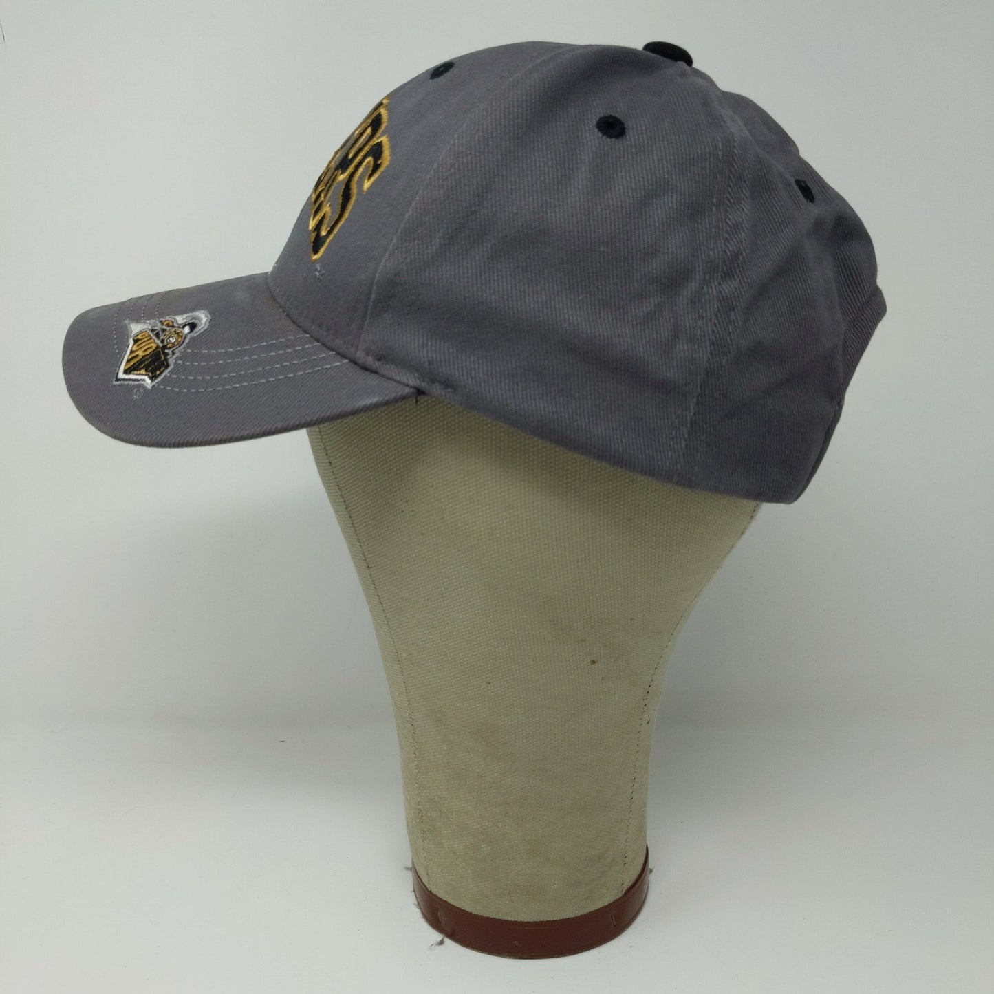 Captivating Headgear Silver Series Purdue Boilermakers Strapback Hat Embroidered