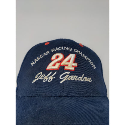 NASCAR Racing Champion Jeff Gordon #24 Strapback Hat OSFA Blue Embroidered Logo