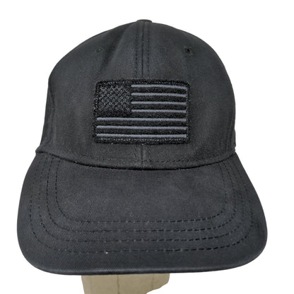 H3 Headwear Men's Snapback Hat Patriotic American Flag Black Adjustable