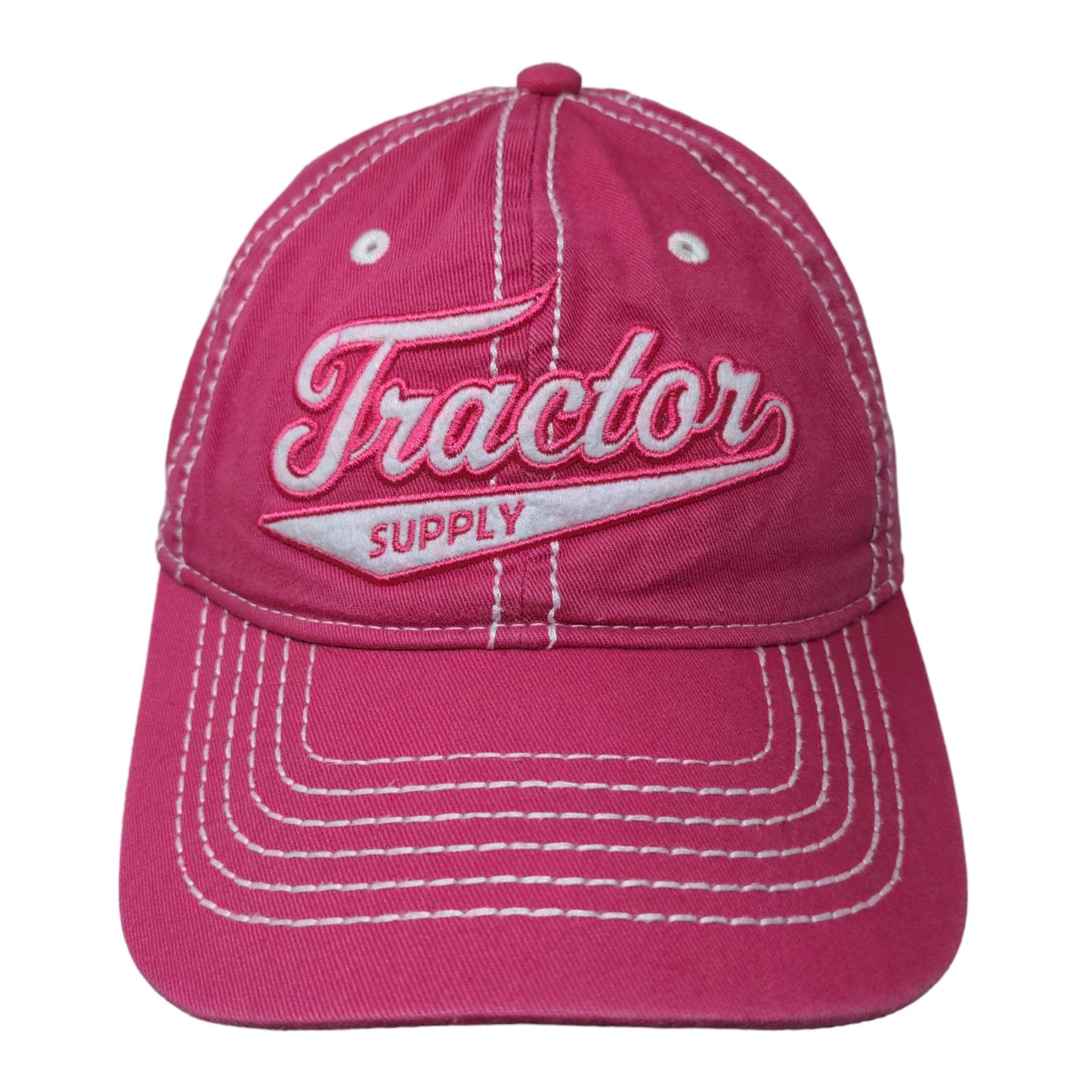 Tractor Supply Women's Slideback Hat Pink OSFM Embroidered Logo