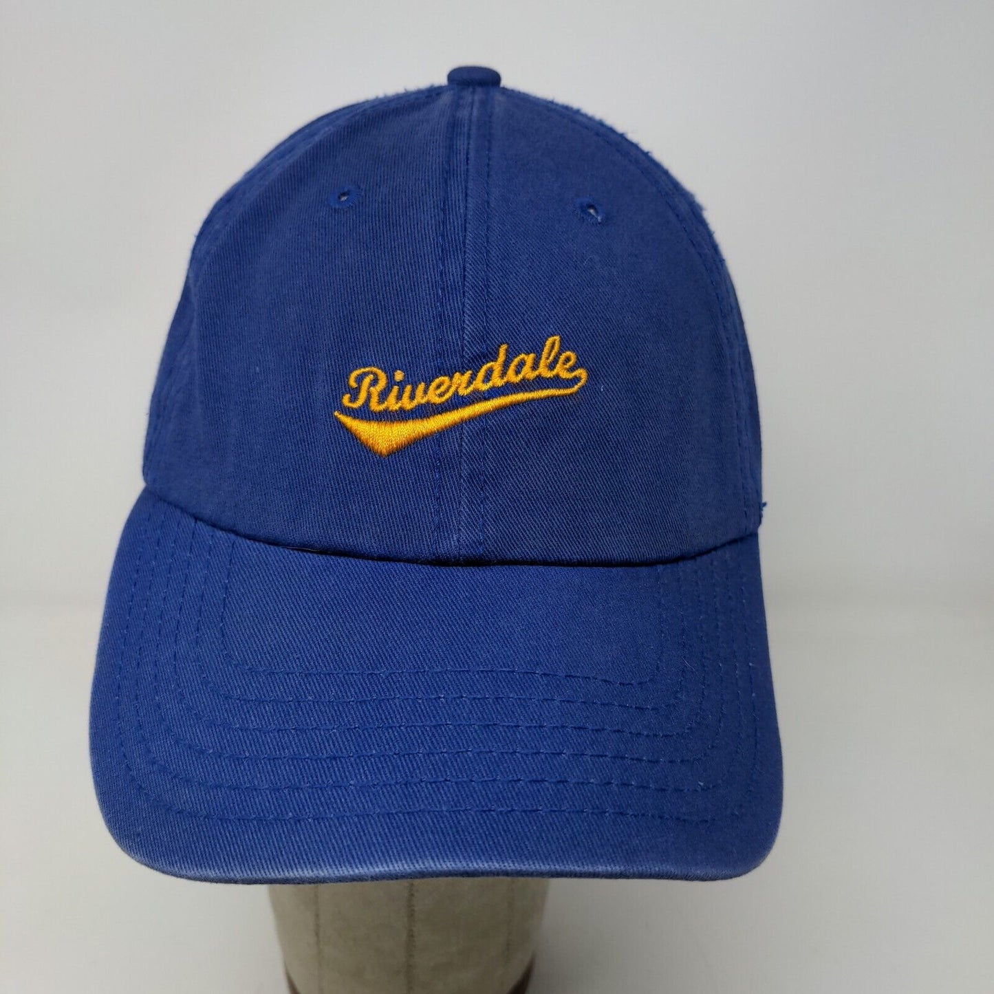 Riverdale Slideback Hat Blue OSFM Embroidered Logo Ripple Junction