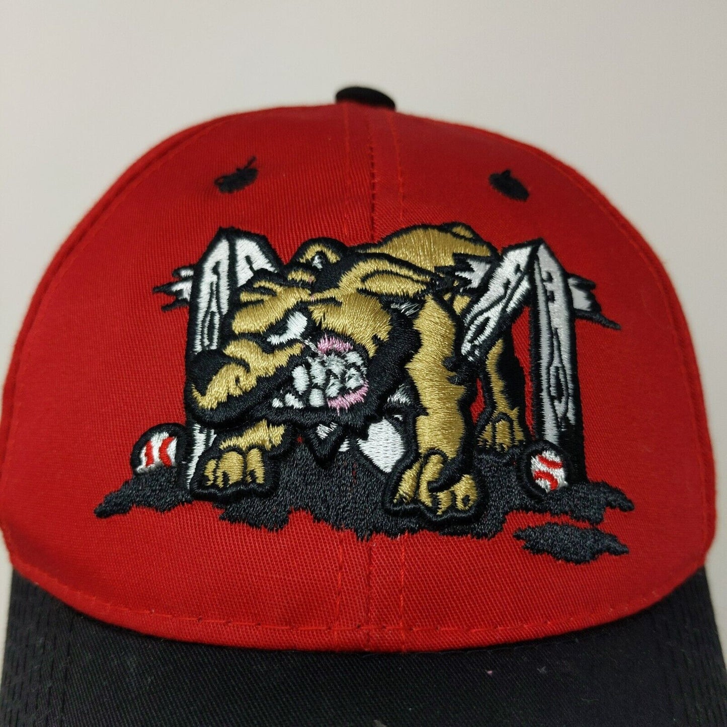 Batavia Muckdogs Boys Strapback Hat Red Size Youth Embroidered Logo Minor League