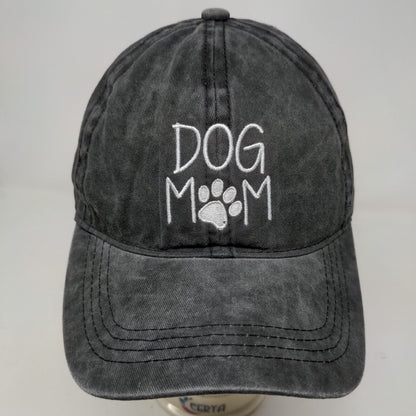 David & Young Women's Slideback Hat Gray OSFM Dog Mom Embroidered Logo