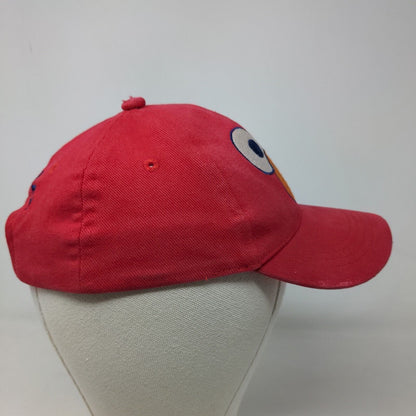 Sesame Street Boy's Stretchy Hat Red Elmo Gear Embroidered Face Cotton