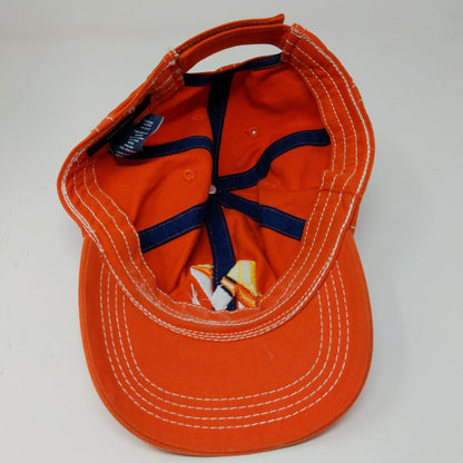 Nautica Kids Strapback Hat Orange Size L 8-12 Boys Embroidered Logo