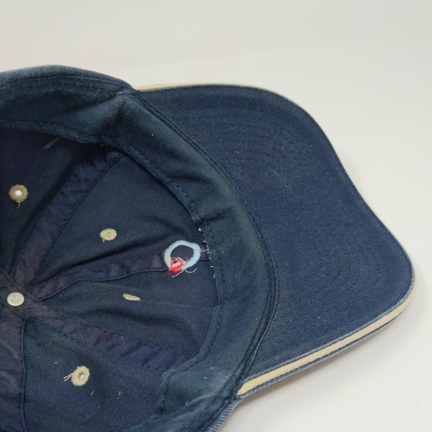 Otto Hitco Strapback Hat Blue Adjusted Embroidered Logo Cotton