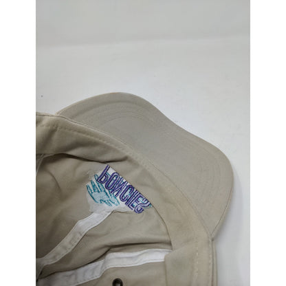 Poncies Water Sports Slideback Hat Tan Beige Embroidered Logo