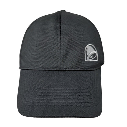 Taco Bell Men's Snapback Employee Uniform Hat Black OSFA Embroidered Logo