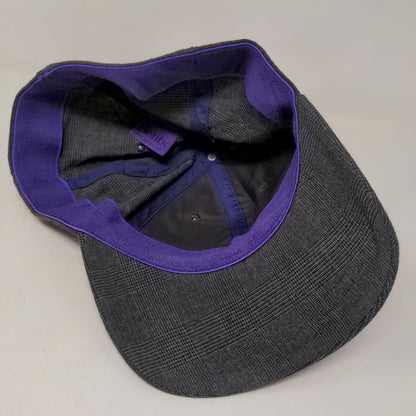 Gentsco Men's Fitted Hat Gray Size L/XL 100% Cotton Embroidered