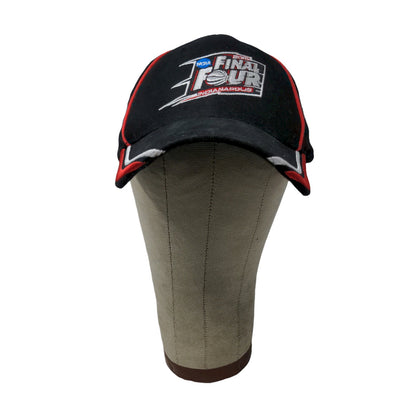 NCAA Final Four 2015 Strapback Hat Indianapolis Black & Red Embroidered Logo