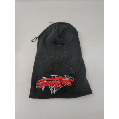 San Francisco Beanie Hat Golden Gate Bridge Embroidered Black