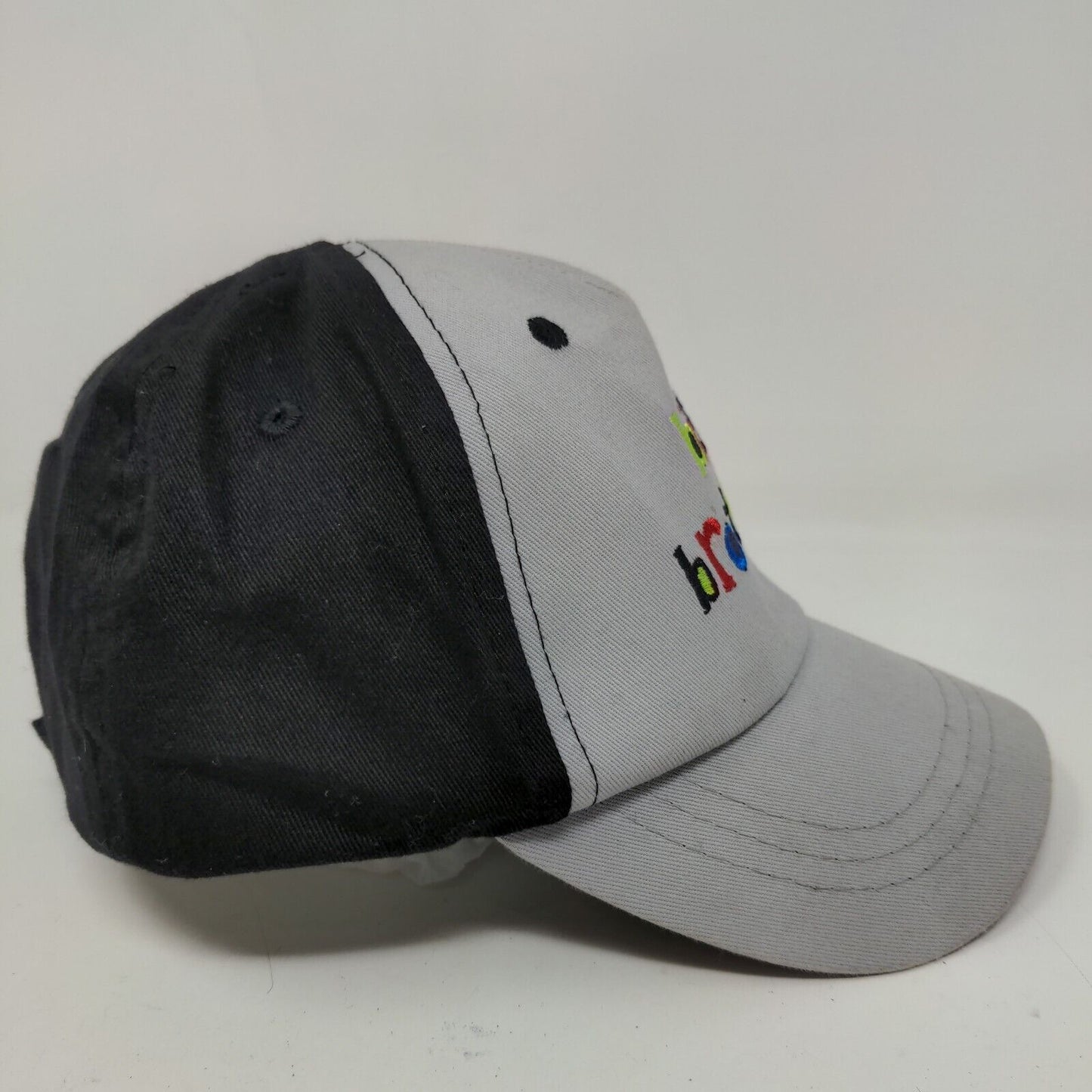 Unbranded Boys Toddler Strapback Hat Gray Size 2-3 Years Embroidered Big Brother