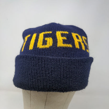 Unbranded Men's Missouri Tigers Knit Beanie Hat Cap Blue OSFA Spell Out