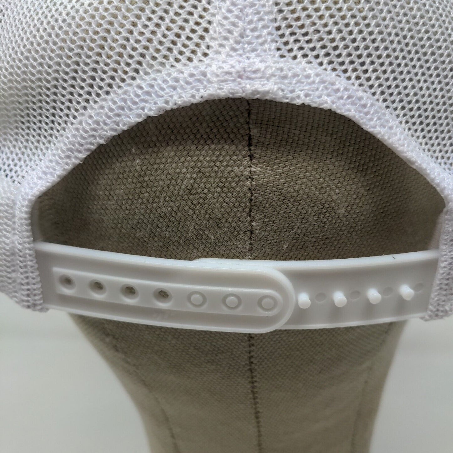 Unbranded Men's Mesh Back Snapback Hat Blue White Embroidered FI2 Logo