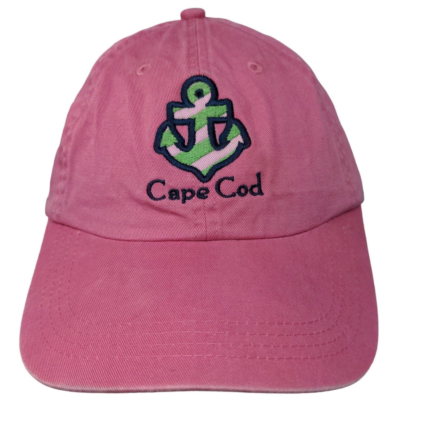 Kate Lord Women's Slideback Hat Pink Adjustable Embroidered Cape Cod Logo