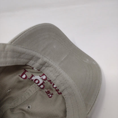Prop Up the Prop Slideback Hat Gray Embroidered Spell Out Adjustable