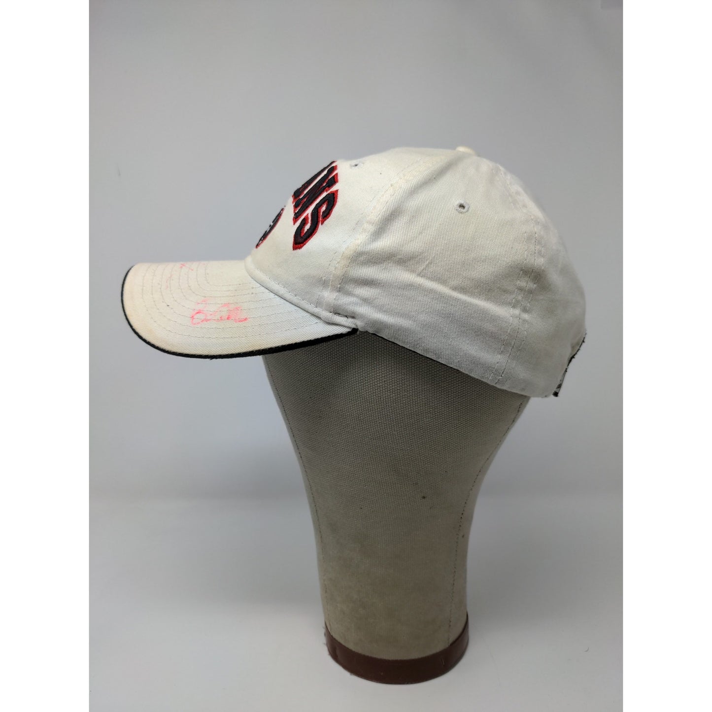 MLB Indianapolis Indians Snapback Hat Embroidered Cream Autographed SEE DESC