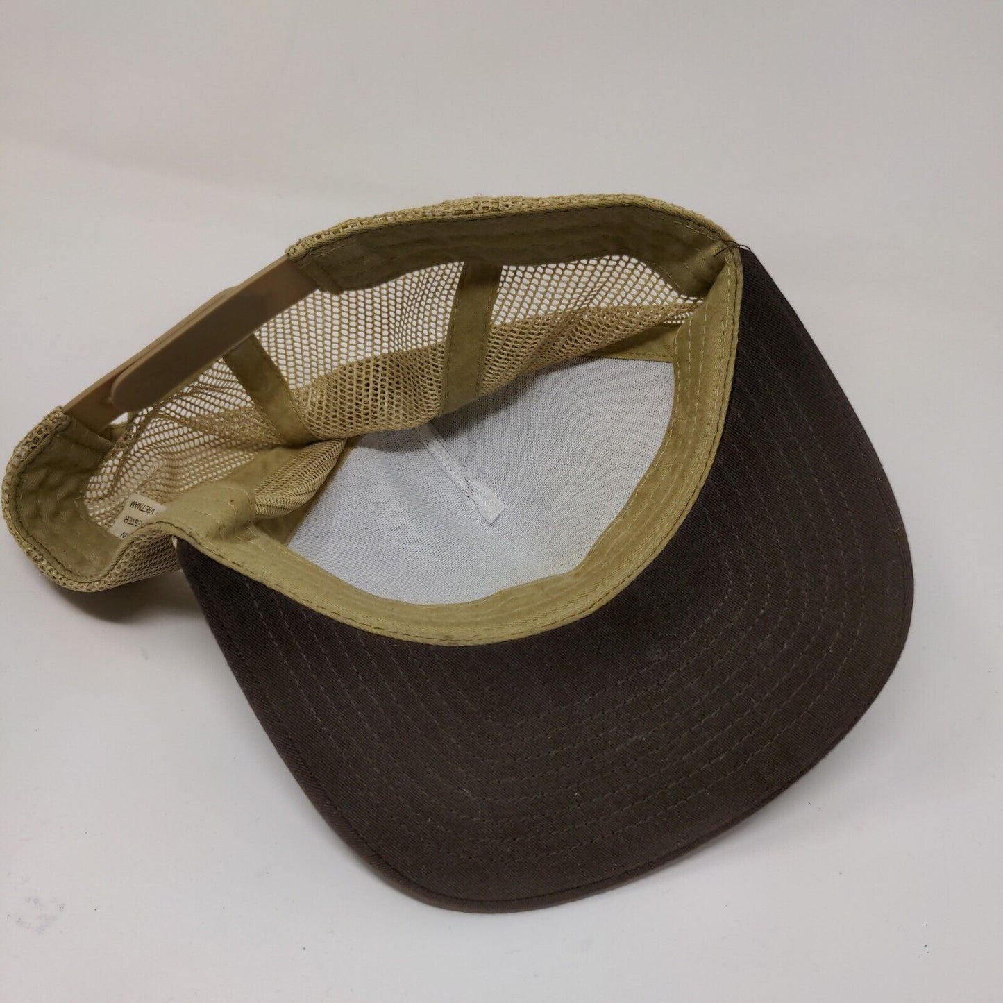 El Encanto Mens Mexican Food Distribution Meshback Snapback Hat Brown Adjustable