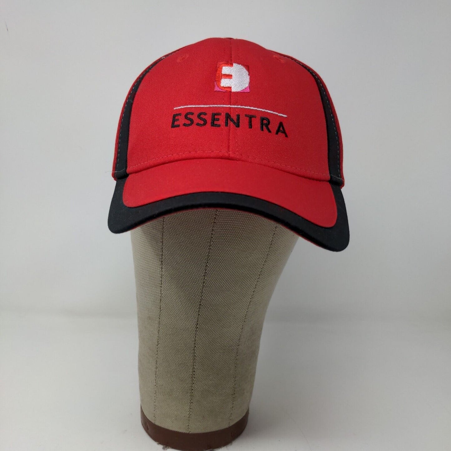 WearGuard Men's Strapback Hat Red OSFA Embroidered Logo Essentra