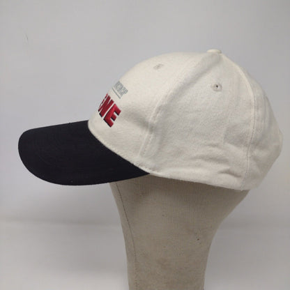 NASCAR Men's Winston Cup SCENE Slideback Hat Cream Adjustable Embroidered Logo