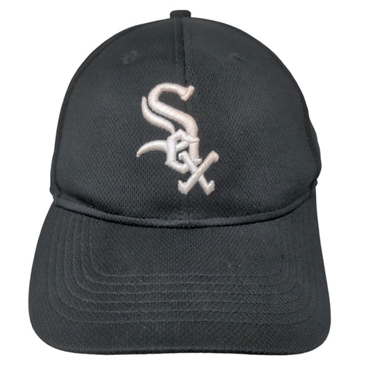 OC Sports Men's Strapback Hat Black OSFM Embroidered Chicago White Sox Logo