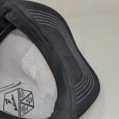 Jet Tribe Men's Snapback Hat Black Adjustable Embroidered Logo