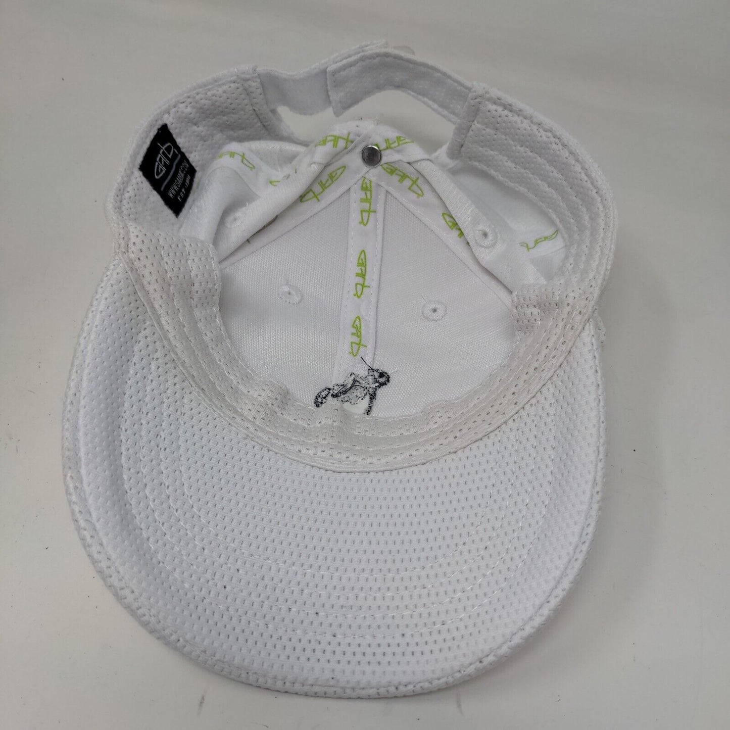 Garb Girl's Strapback Hat White Size Ages 5-12 Embroidered Golf Logo