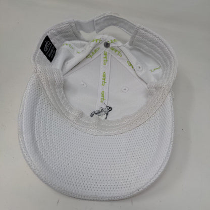 Garb Girl's Strapback Hat White Size Ages 5-12 Embroidered Golf Logo
