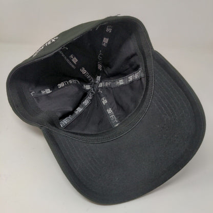 New Era Men's 39Thirty Gore Bike Wear Hat S-M Black Embroidered Logo