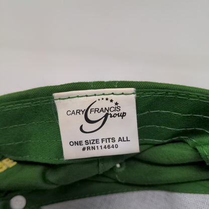 Cary Francis John Deere Slideback Hat Embroidered Logo Green OSFA