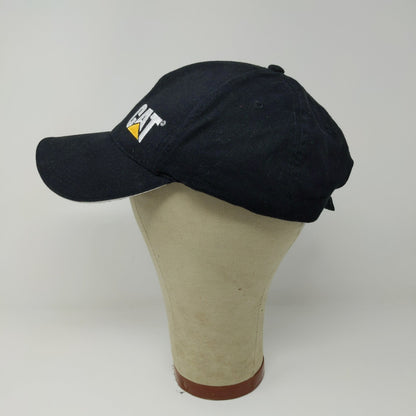 CAT Caterpillar Official Slideback Hat Embroidered Logo Black