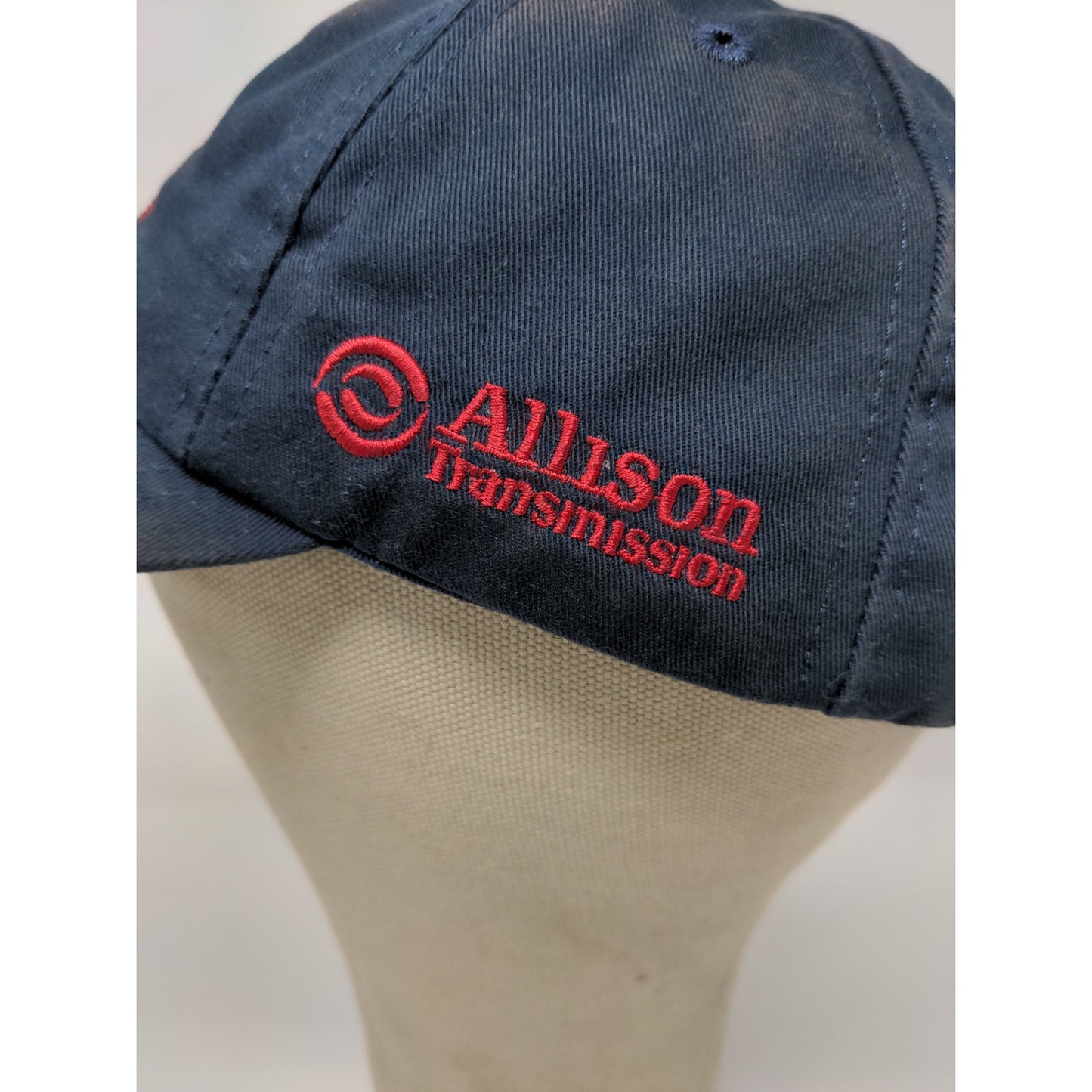 Vintage Allison Transmission Proud to Be an American Patriotic Strapback Hat