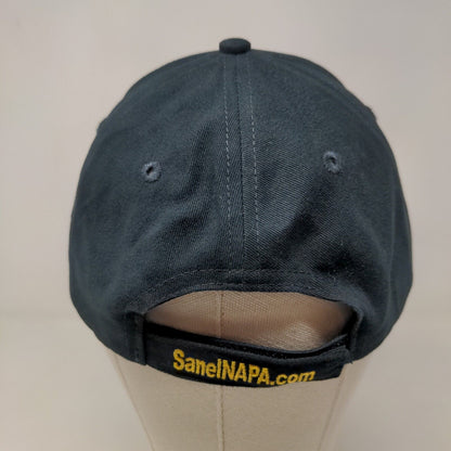 Sanel NAPA Men's Strapback Hat Black Adjustable Embroidered Logo