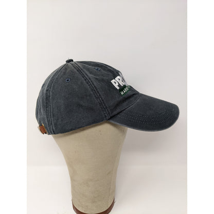 Prock Marine Company Hat Adams Brand Slideback Adjustable Black Embroidered