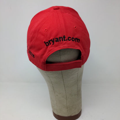 Bryant Racing Mens Indy 500 2018 Strapback Hat Red Adjustable Embroidered Logo