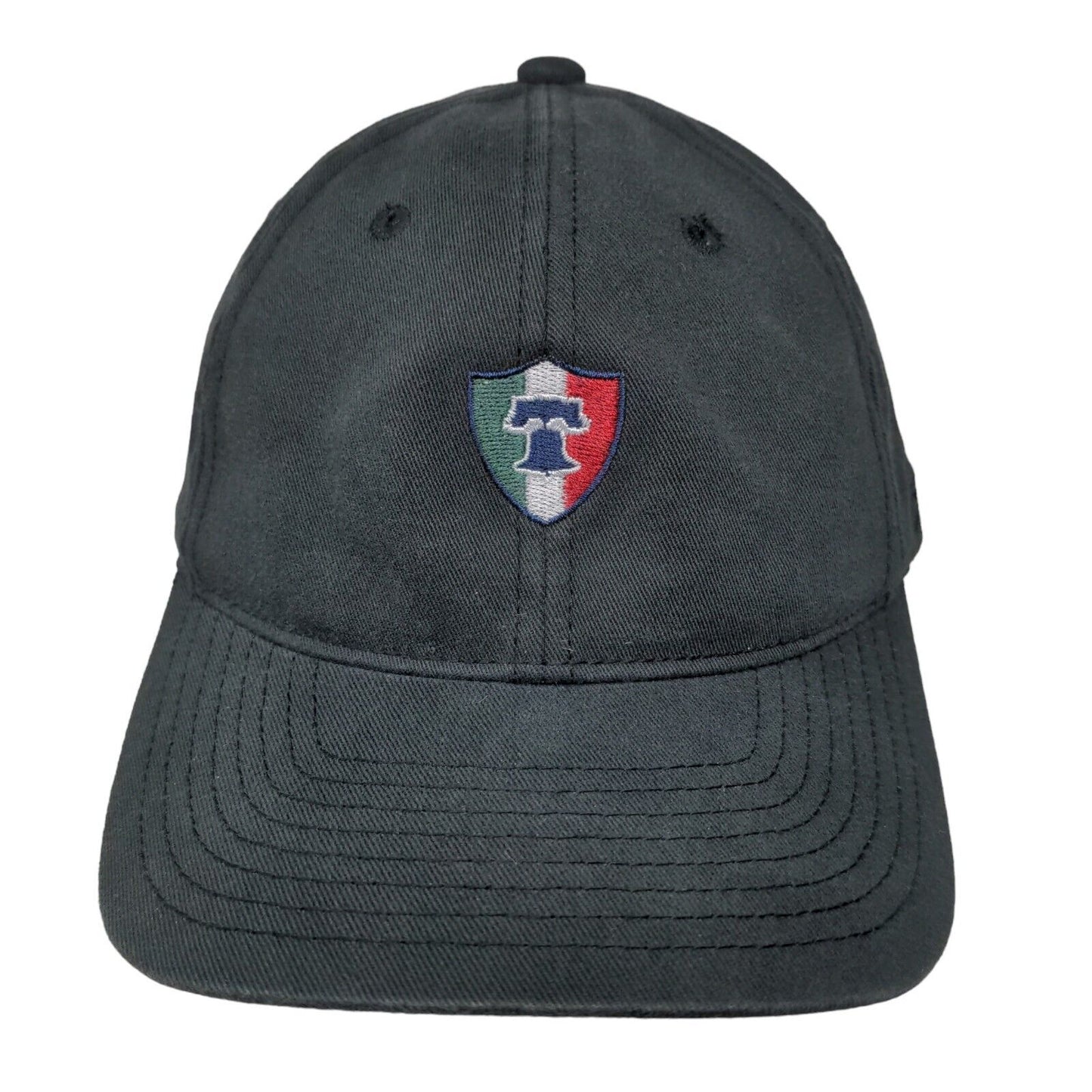 Yupoong FlexFit Men's Fitted Hat Black Size L-XL Embroidered Bell Logo