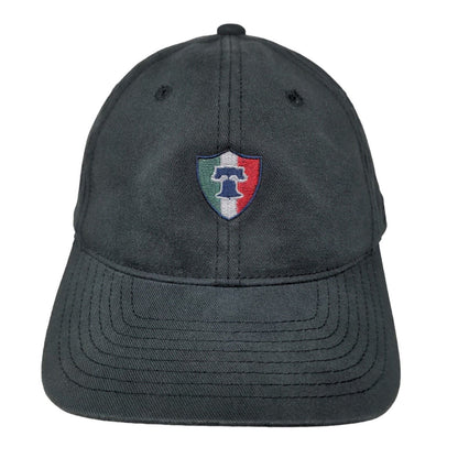Yupoong FlexFit Men's Fitted Hat Black Size L-XL Embroidered Bell Logo