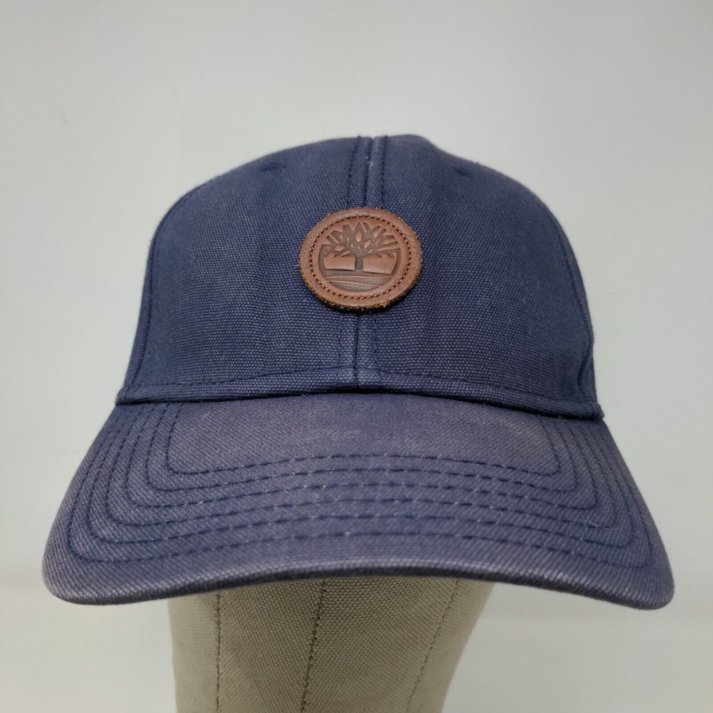 Timberland Men's Slideback Hat Blue Patch Logo 100% Cotton Original 10061