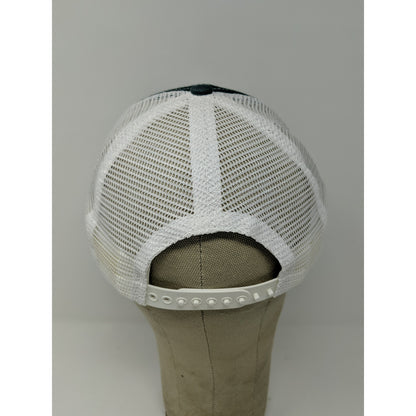 Mens KTA Kansas Trapshooters Association Hat Meshback Snapback Green & White