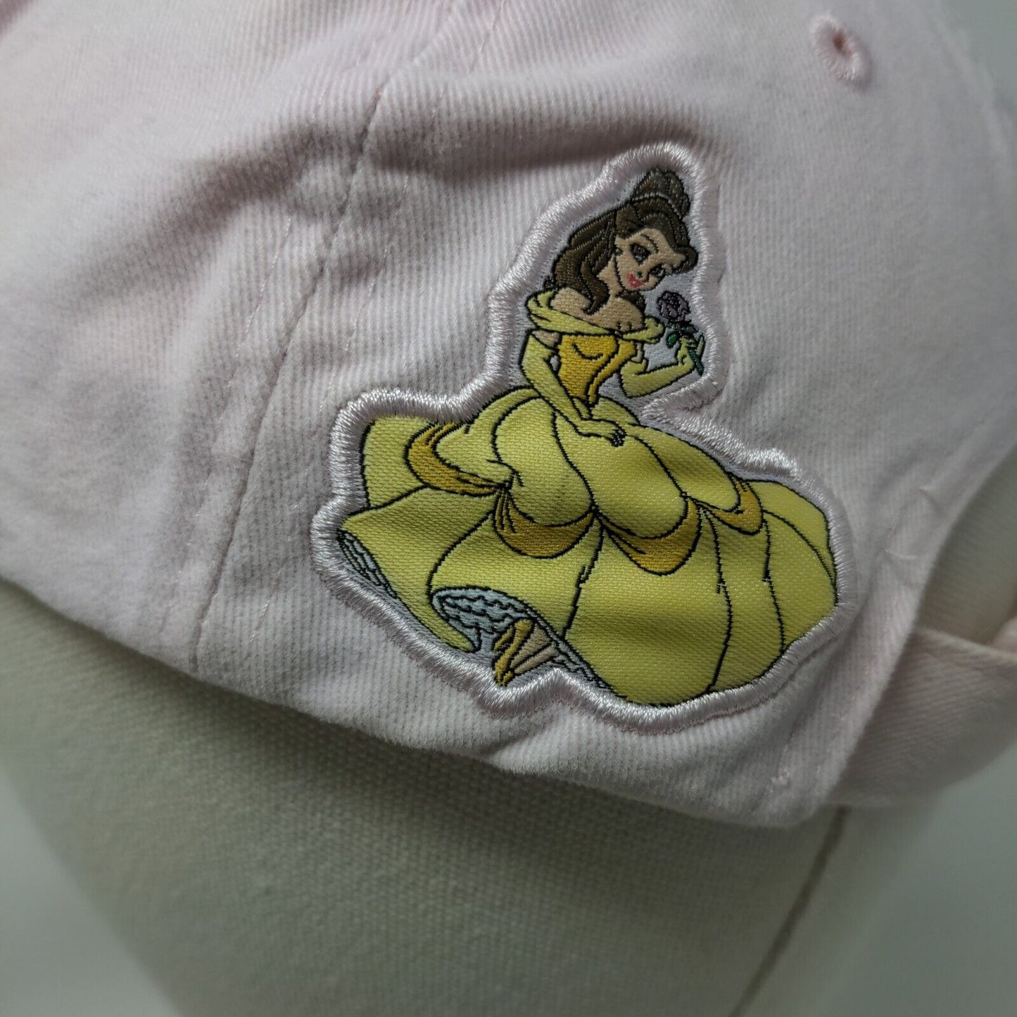 Walt Disney World Girl's Strapback Hat Pink Youth Embroidered Cinderella Aurora