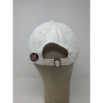 Vintage Mountain Dew NCAA Final Four 1998 Hat Embroidered Logo Slideback White